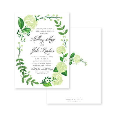 Hydrangea Garden Florals Rehearsal