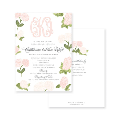Watercolor Hydrangea Bridal Shower