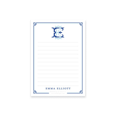 Intertwine Double Border Notepad
