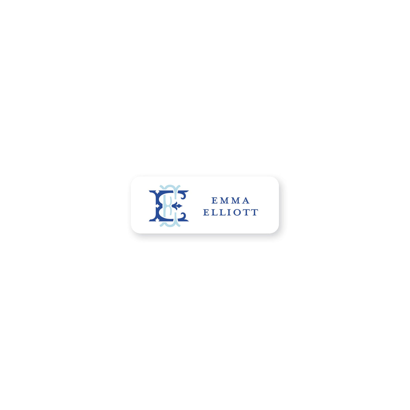 Intertwine Double Border Permanent Stickers