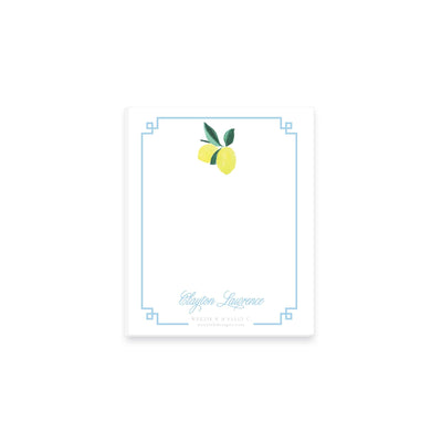 Lemon Polka Dot Notepad
