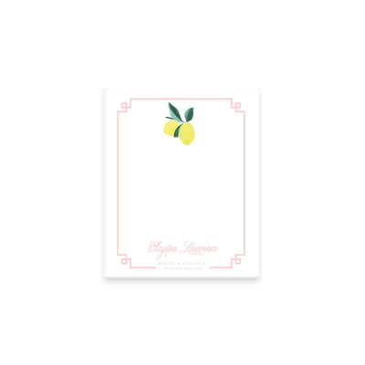 Lemon Polka Dot Notepad