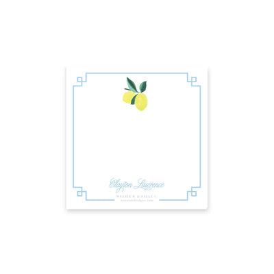 Lemon Polka Dot Notepad