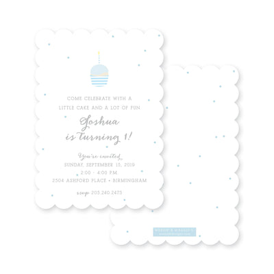 Weezie B. Designs | Little Cupcake Blue