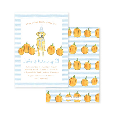 Little Pumpkin Lab Birthday