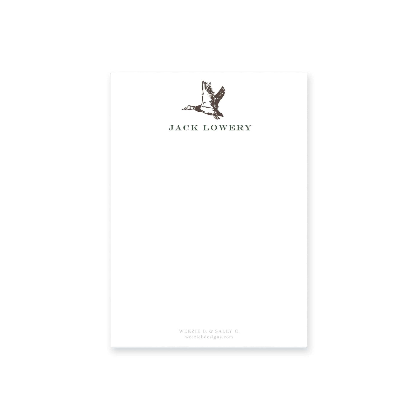 Flying Mallard Notepad