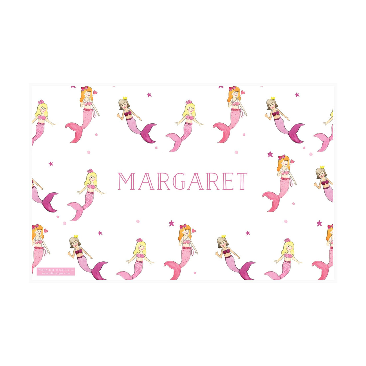 Mermaid Watercolor Placemat