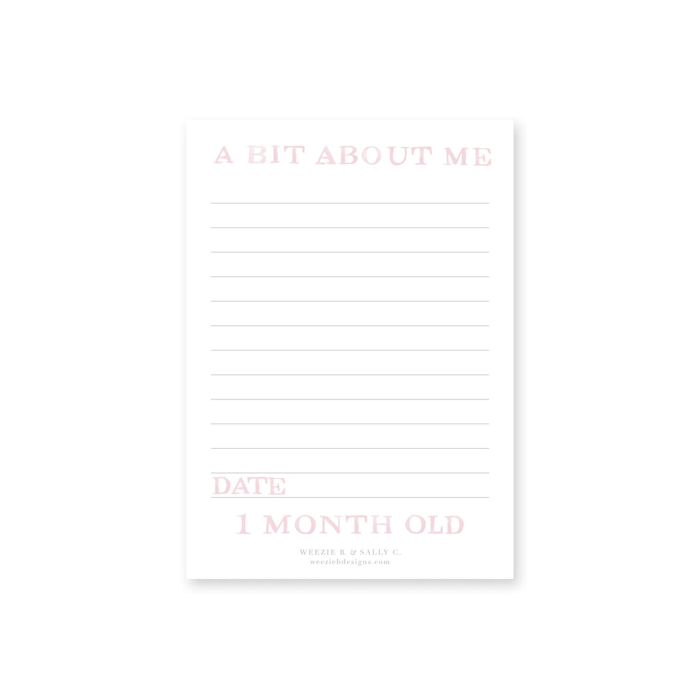 French Border Baby Milestone Cards