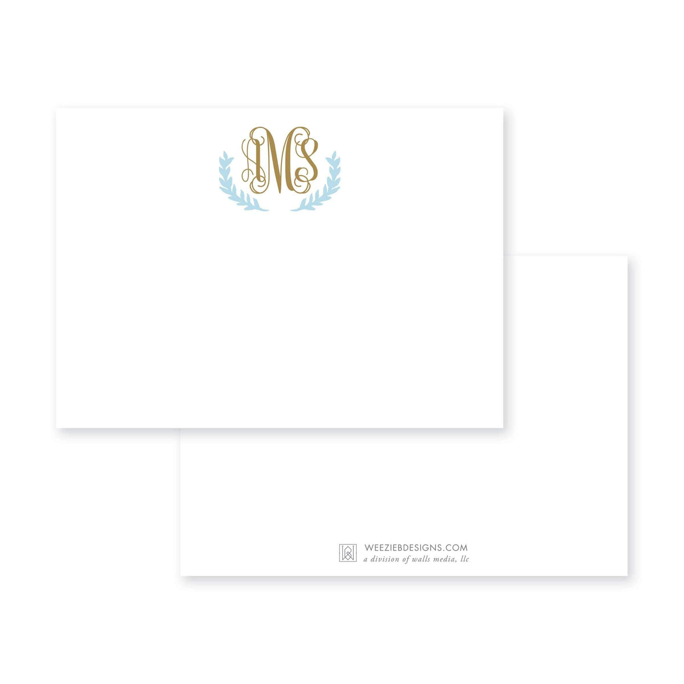 Vine Laurel Flat Note Card
