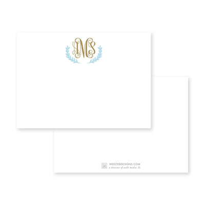 Vine Laurel Flat Note Card
