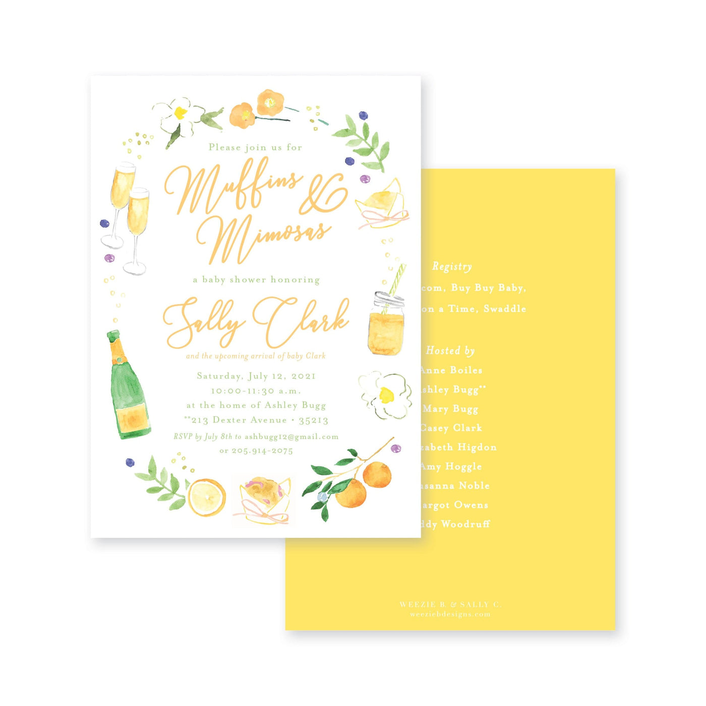 Muffins & Mimosas Baby Shower