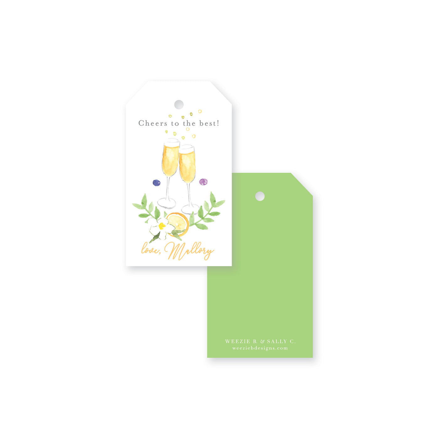 Mimosas Gift Tag