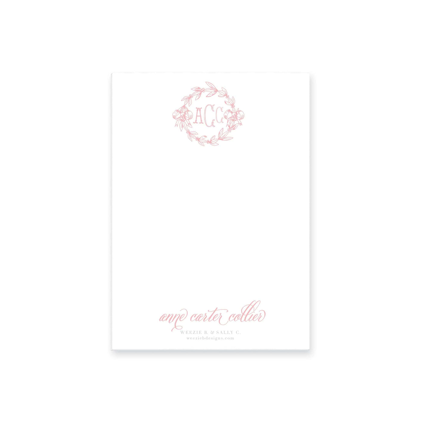 Victorian Wreath Notepad