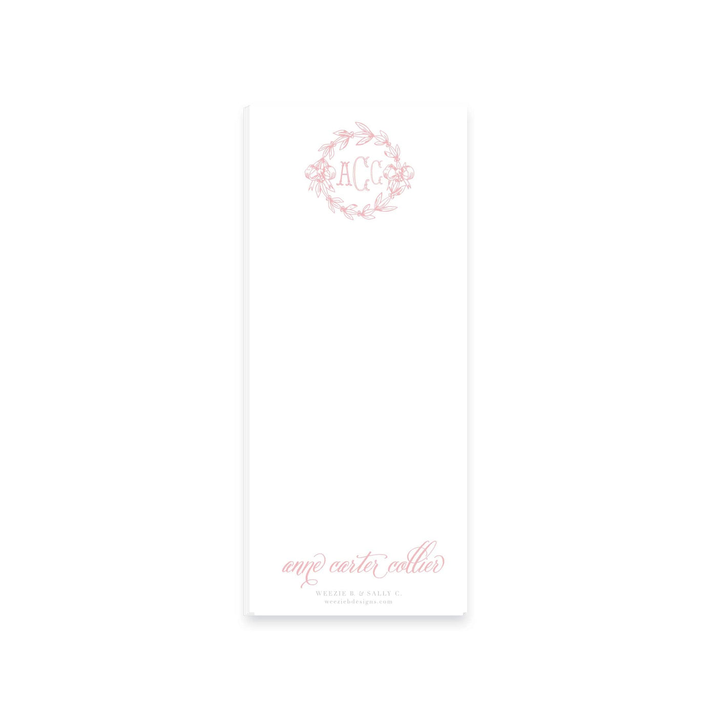 Victorian Wreath Notepad