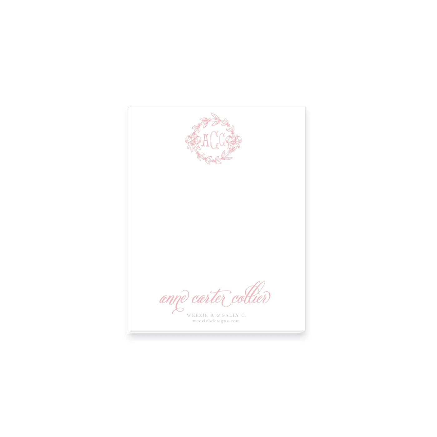 Victorian Wreath Notepad