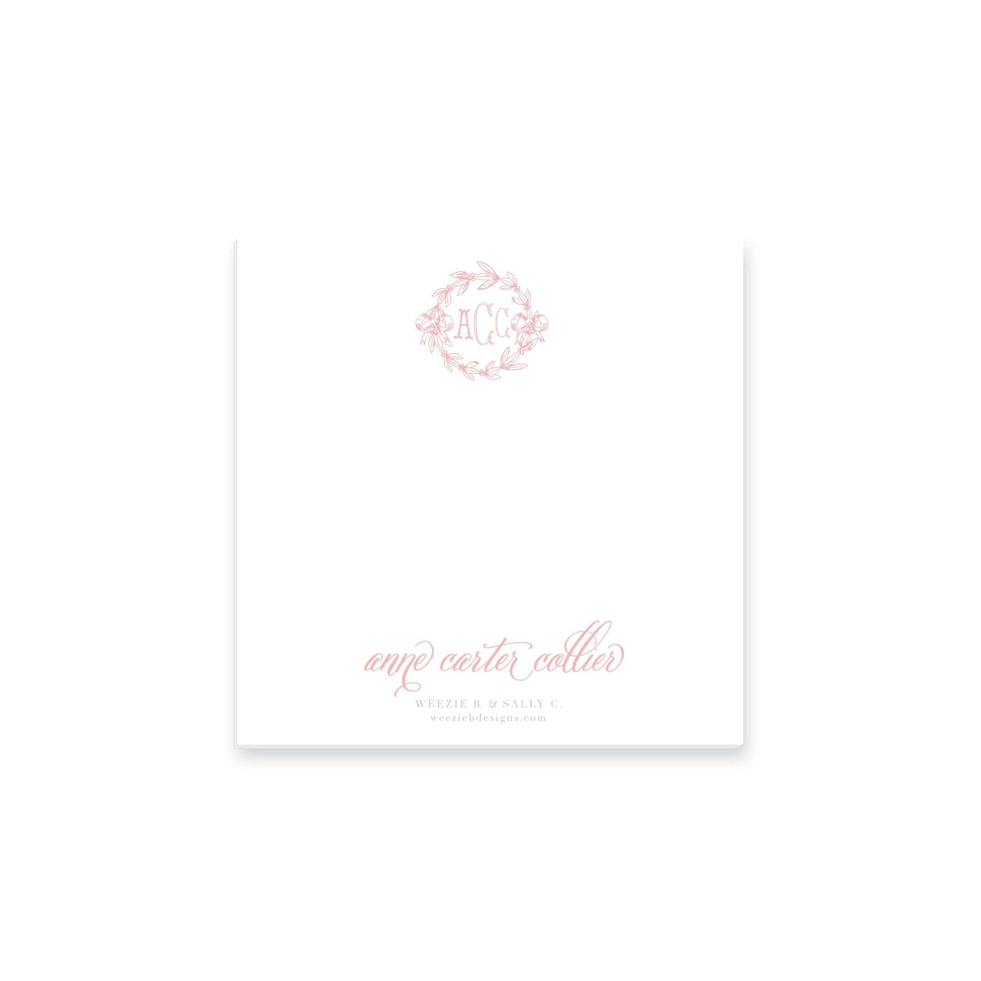 Victorian Wreath Notepad