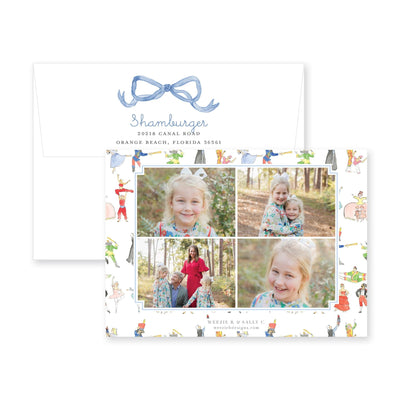 Nutcracker Story Horizontal Christmas Card