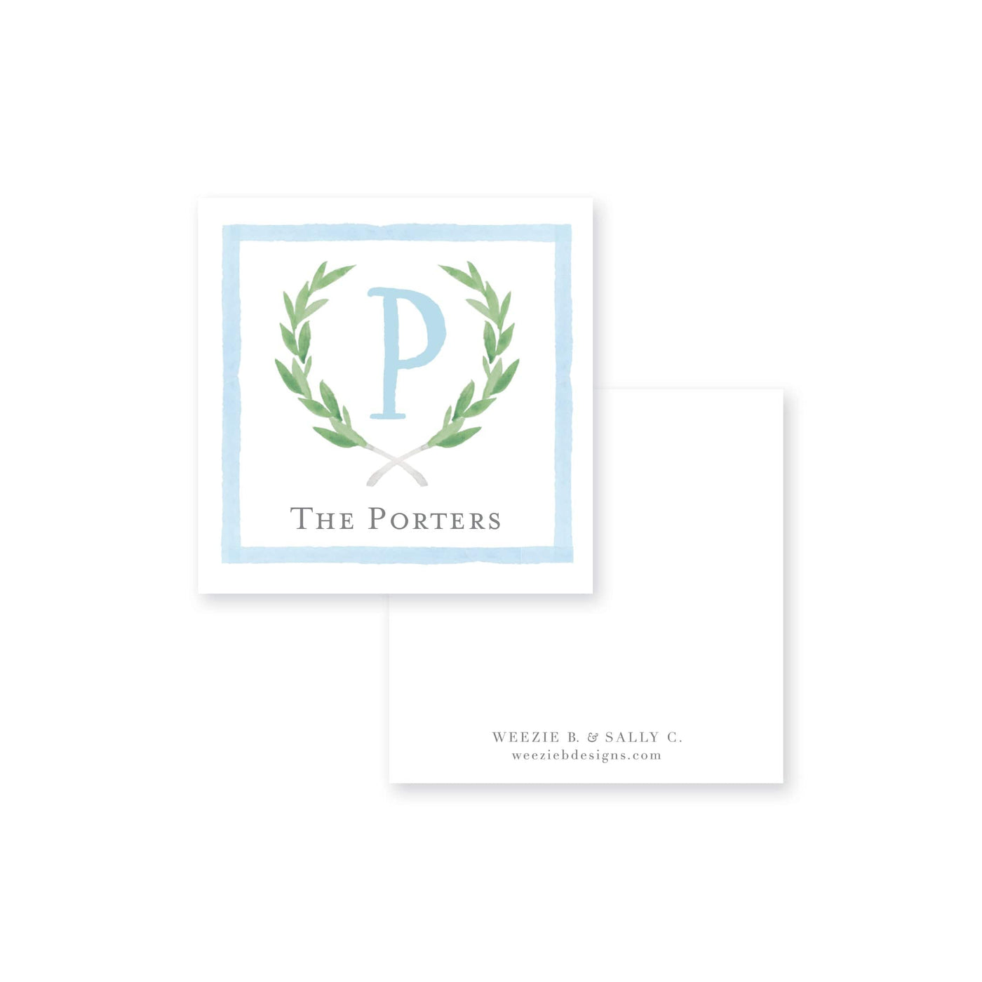 Olive Wreath Calling Card