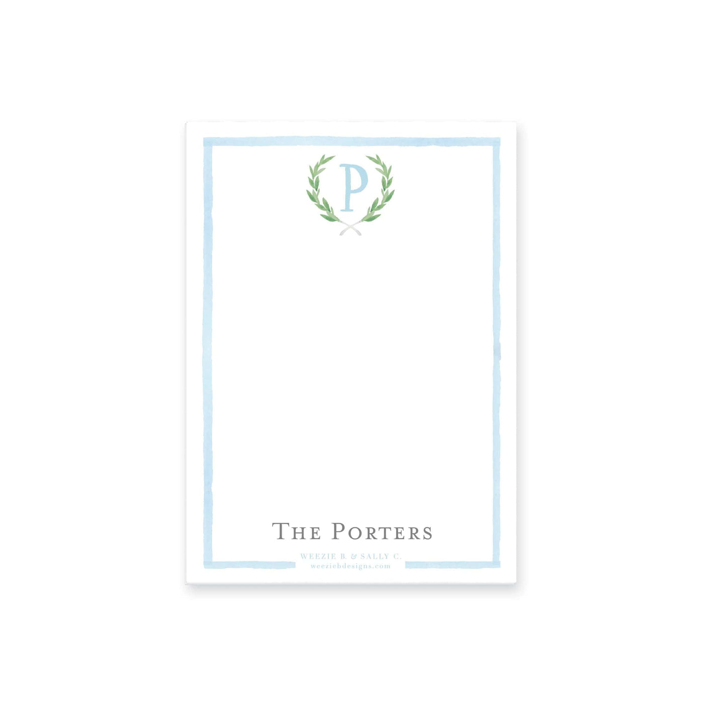 Olive Wreath Notepad