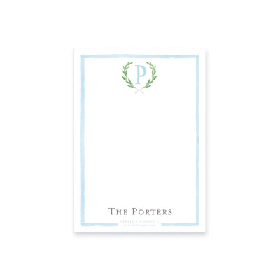 Olive Wreath Notepad