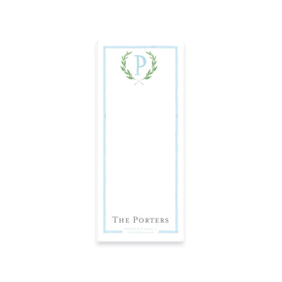 Olive Wreath Notepad