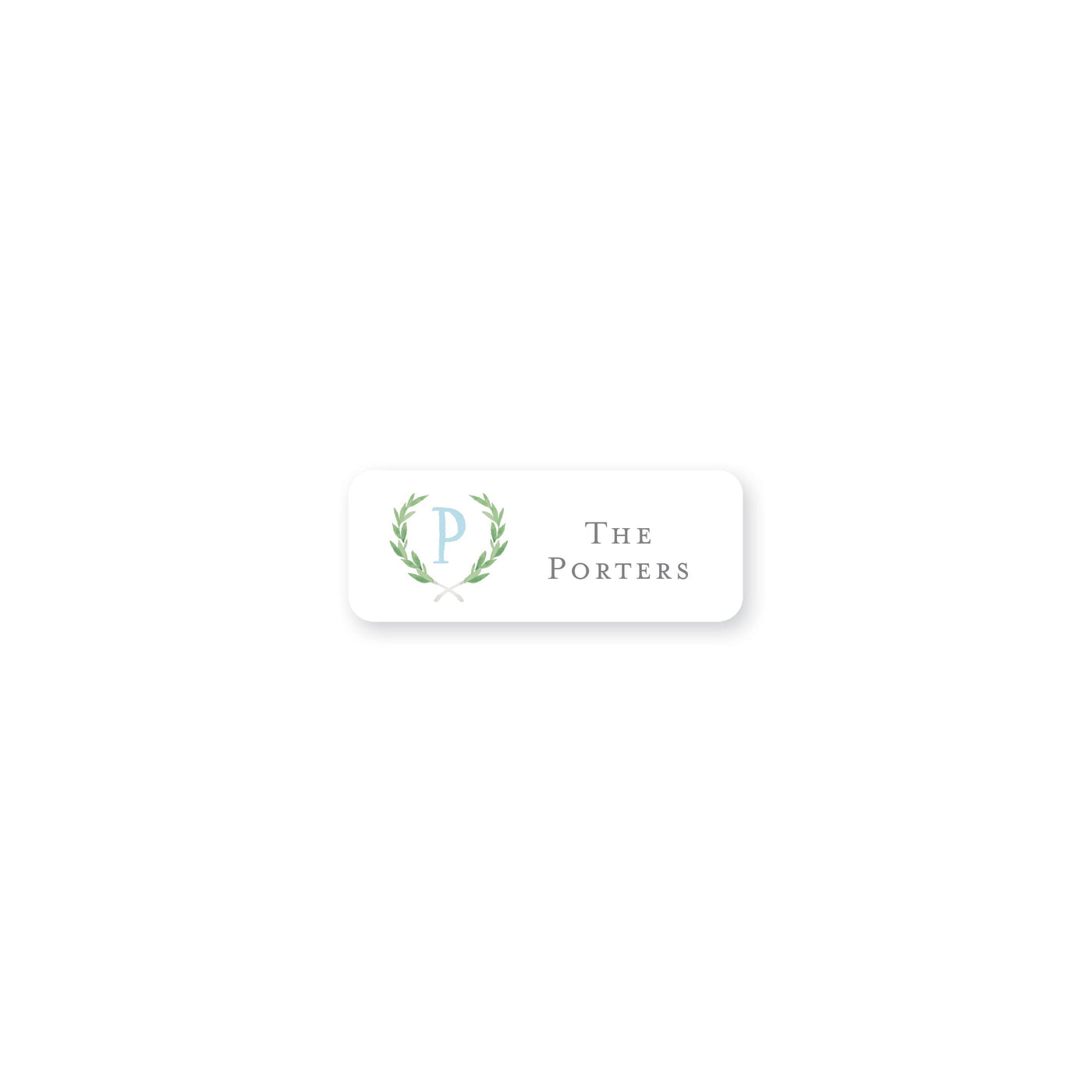 Olive Wreath Permanent Stickers