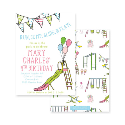 Celebrate at the Park Playground Birthday