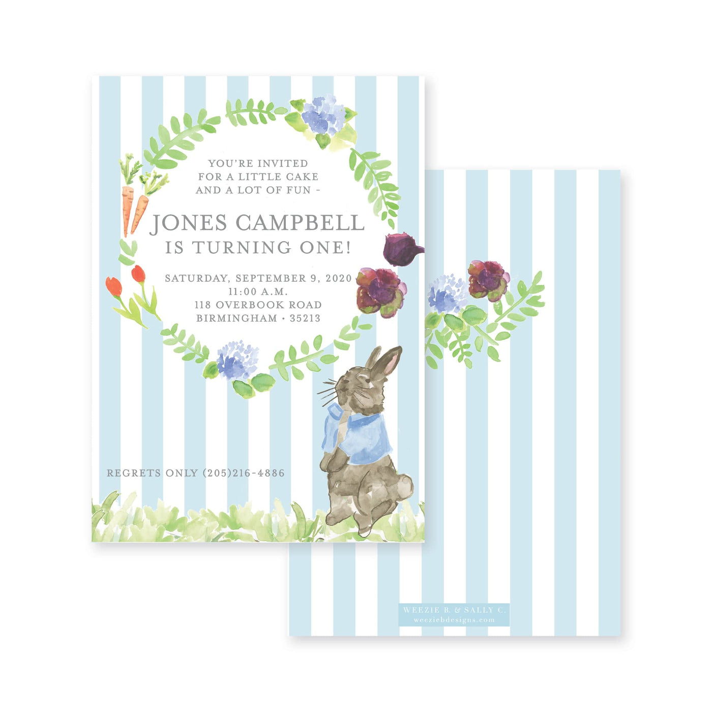 Garden Bunny Birthday