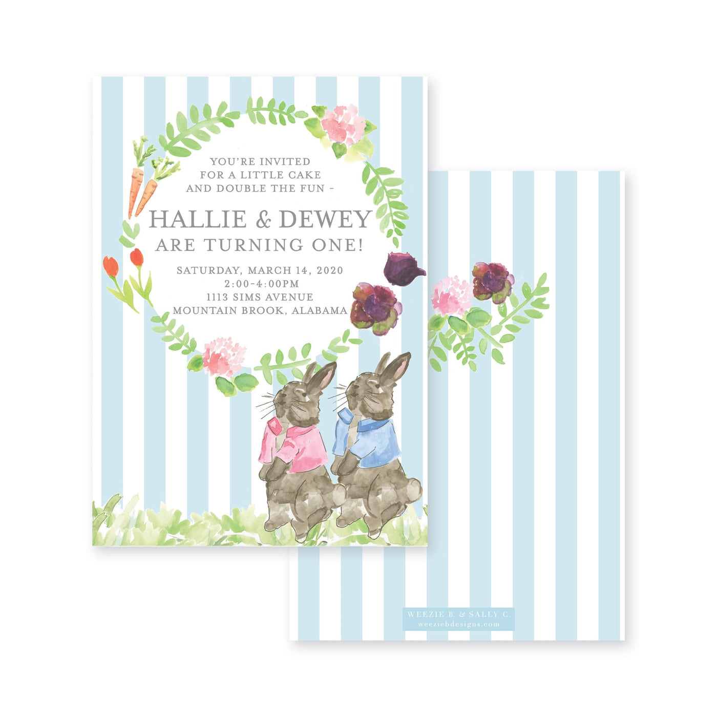 Garden Bunny Birthday