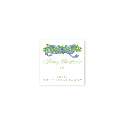 Pine Trellis Christmas Christmas Stickers