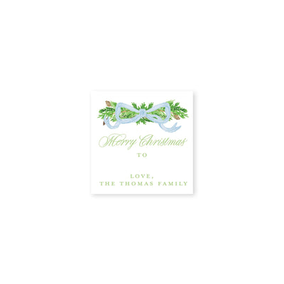 Pine Trellis Christmas Christmas Stickers