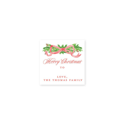 Pine Trellis Christmas Christmas Stickers