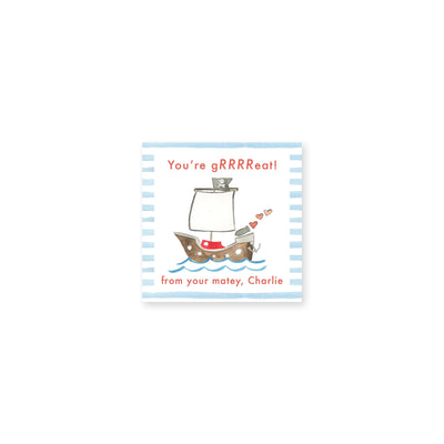 You're Grrrreat Pirate Valentines