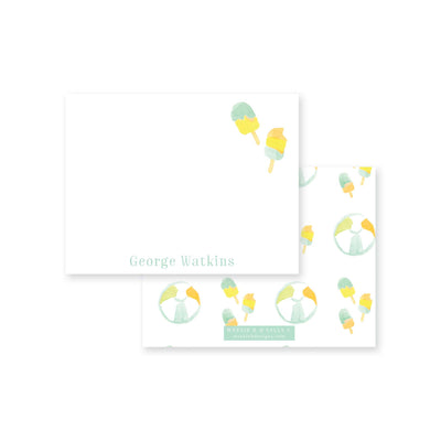 Popsicle Flat Note Card