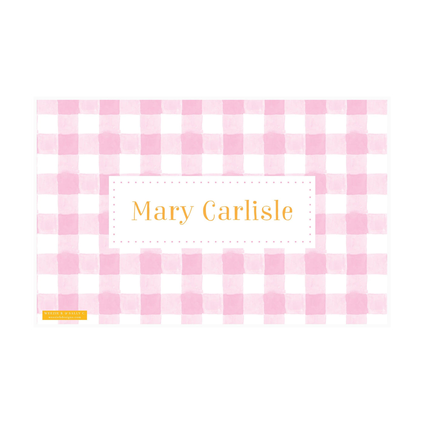 Popsicle Pattern Placemat