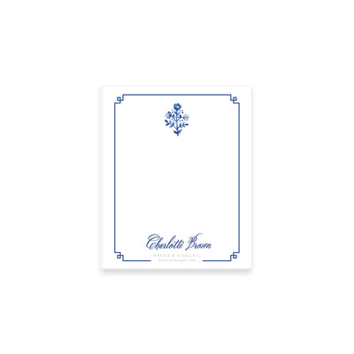 Delft Flowers Notepad