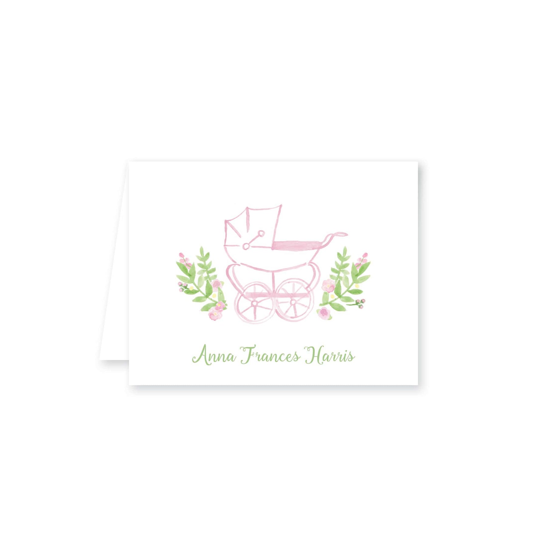 Pram Areanote Prim Pram Folded Note Card – Weezie B. Studio