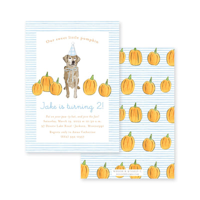 Little Pumpkin Lab Birthday