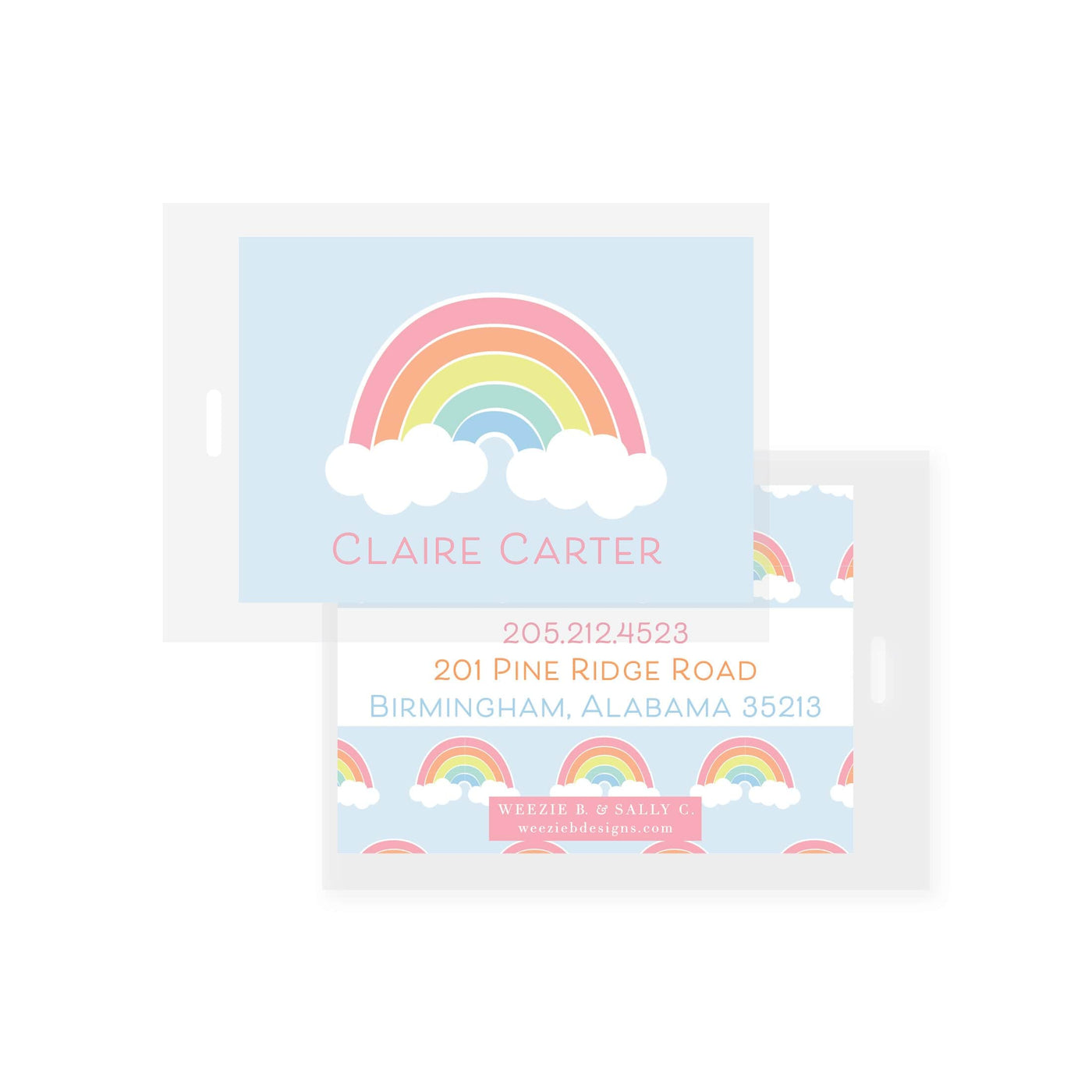 Rainbow Bag Tag (2 min)