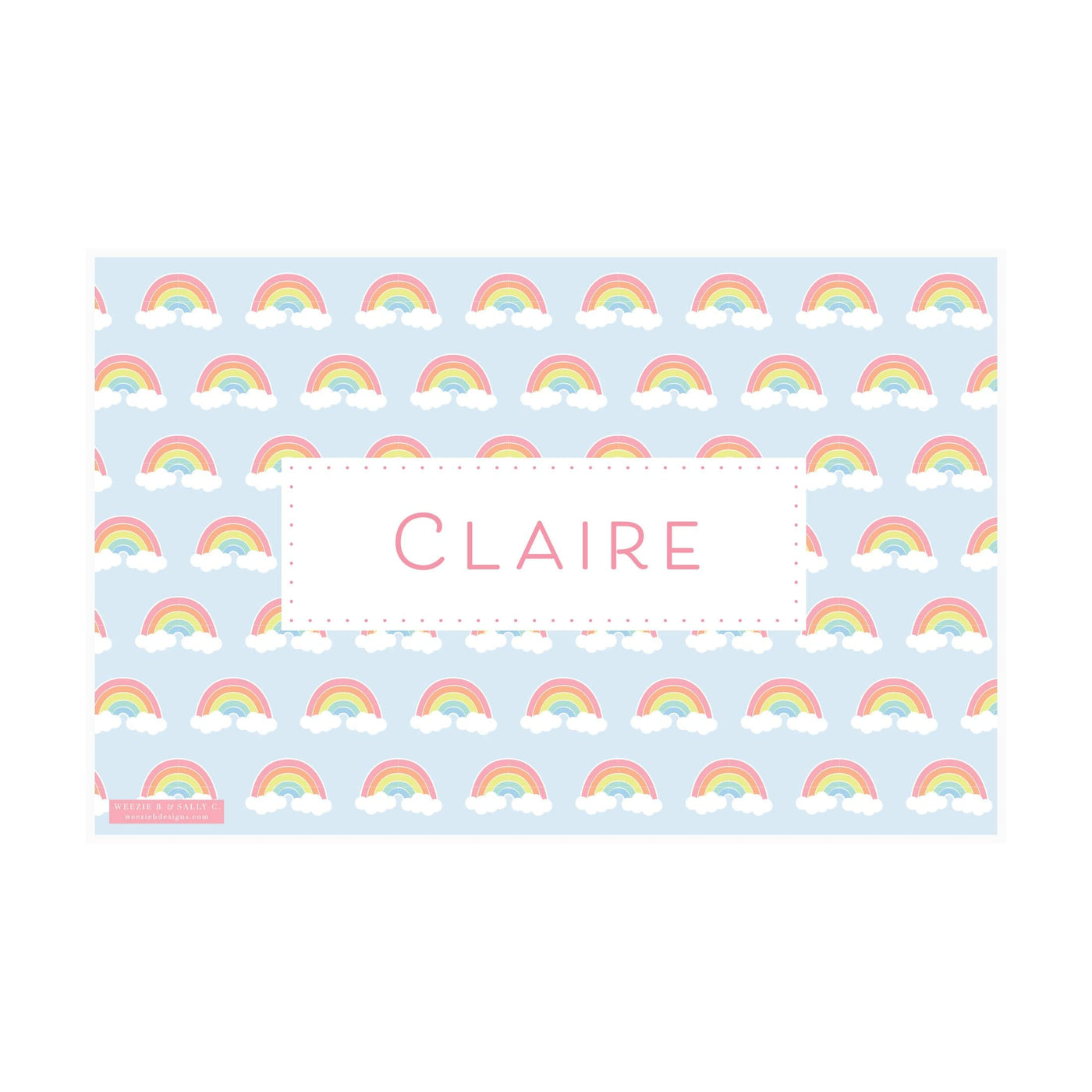 Rainbow Stripes Placemat