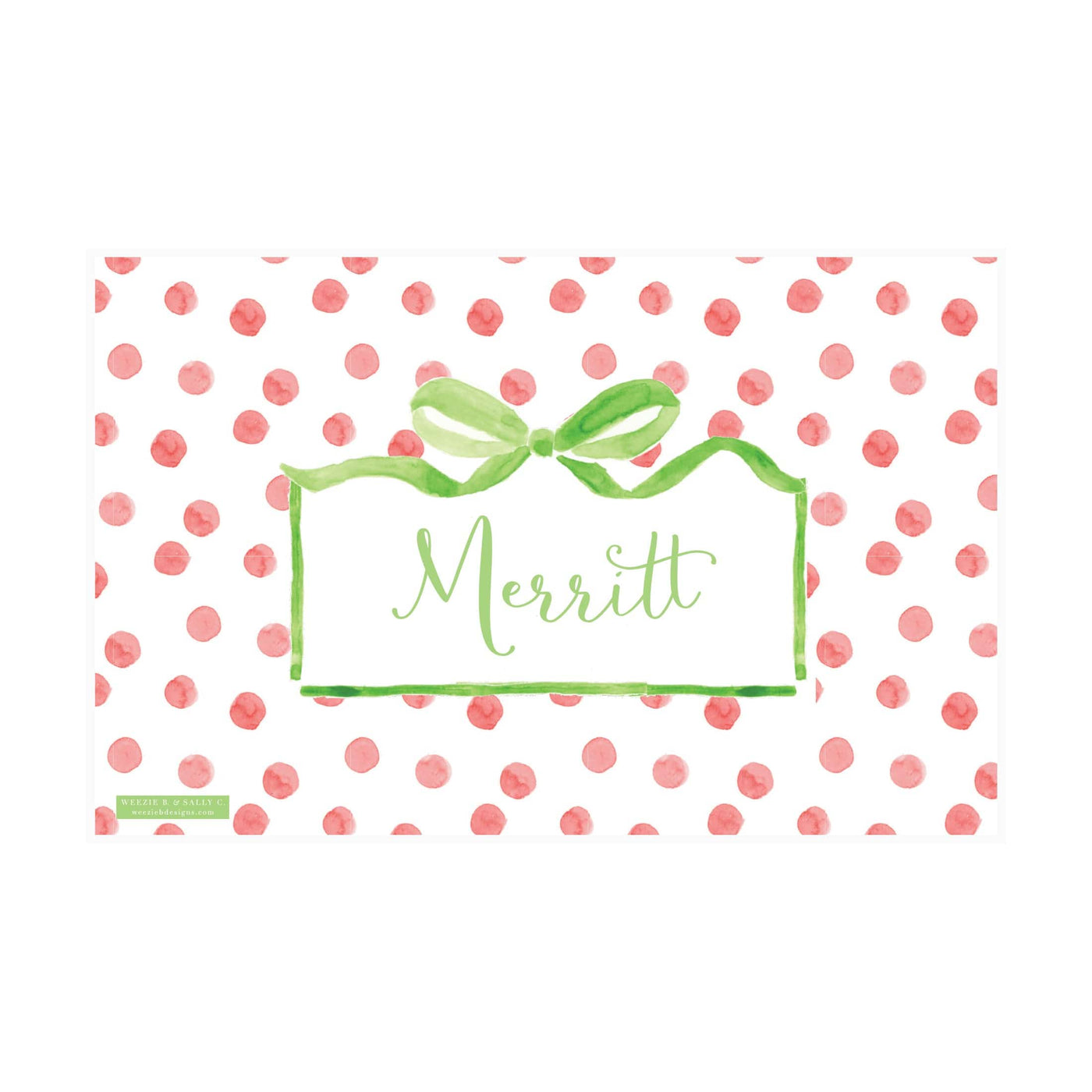 Santa's Cookies Placemat