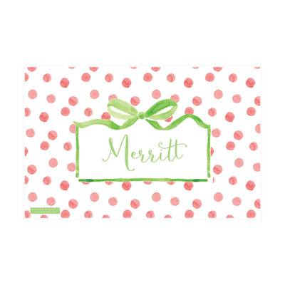Santa's Cookies Placemat