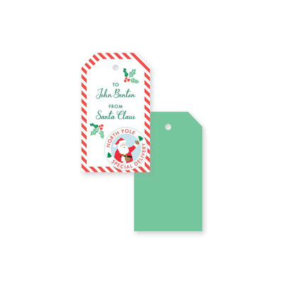 Santa's Special Delivery Christmas Gift Tag