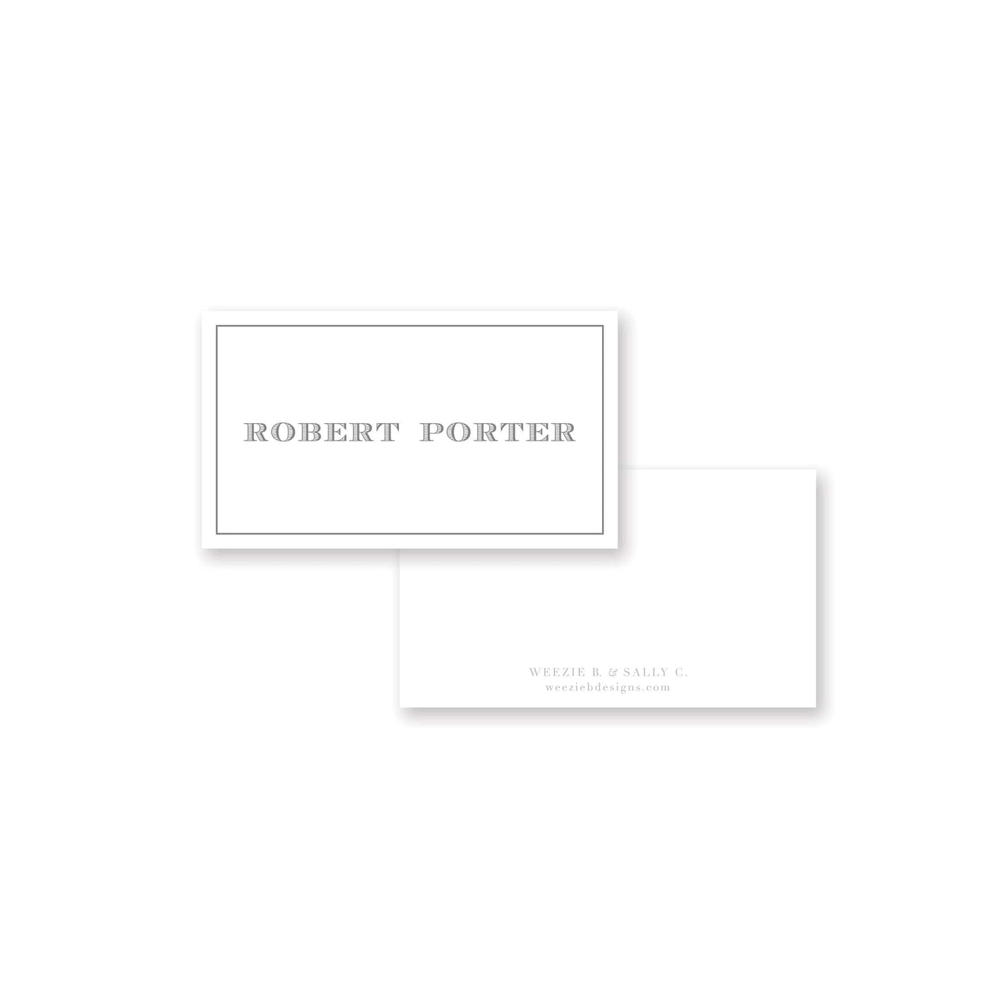 Simple Border Calling Card