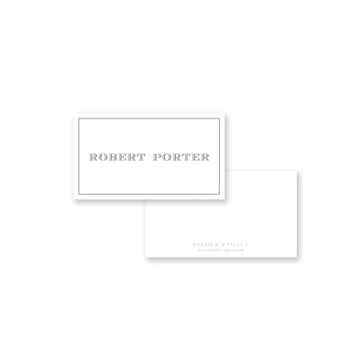 Simple Border Calling Card