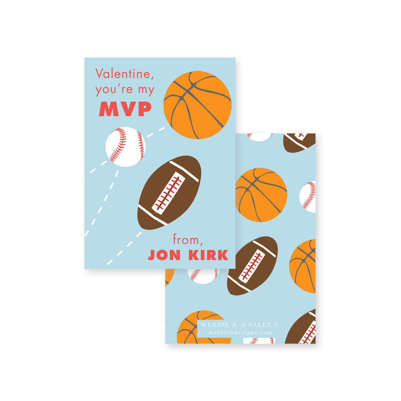 Sports Balls Valentines