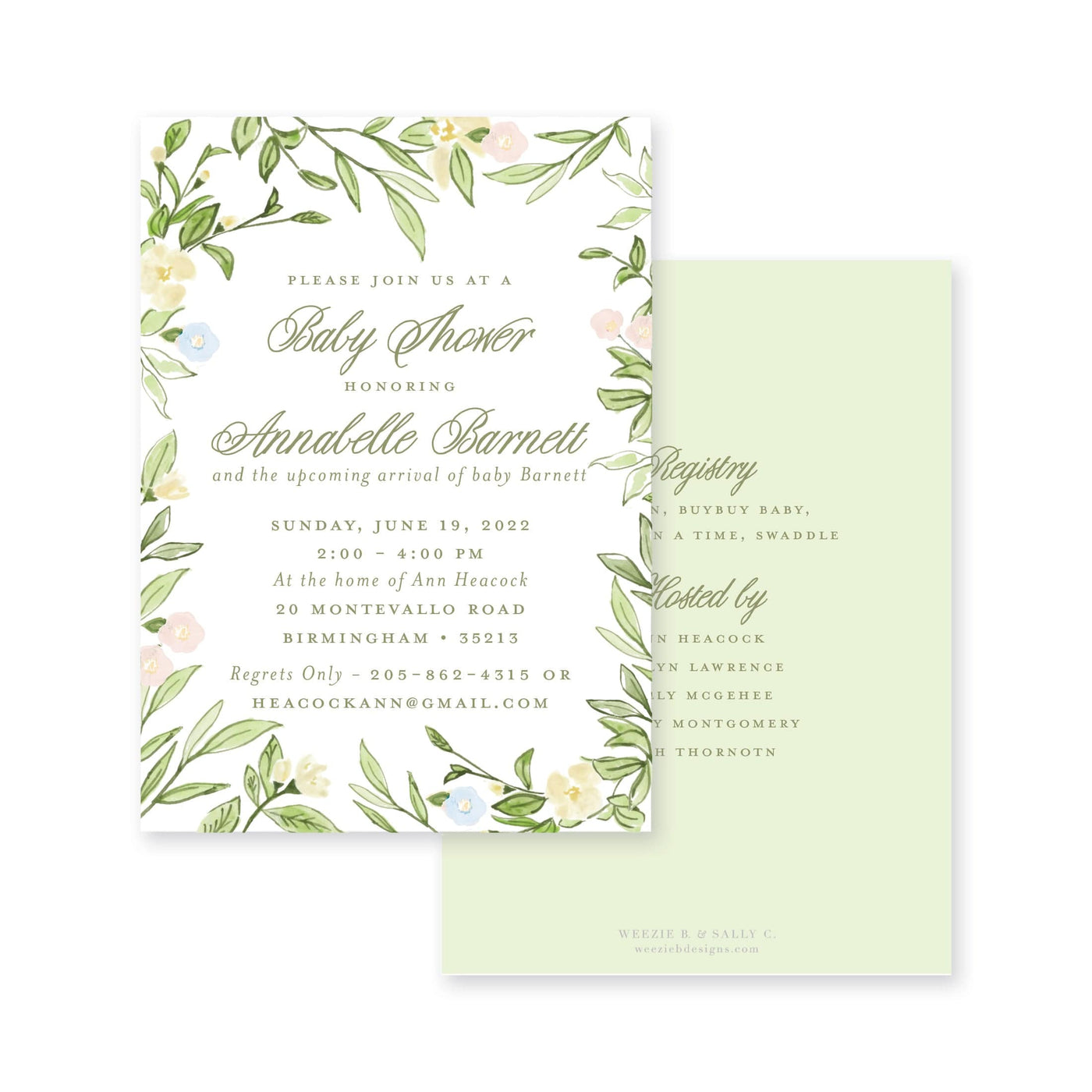 Spring Garden Baby Shower