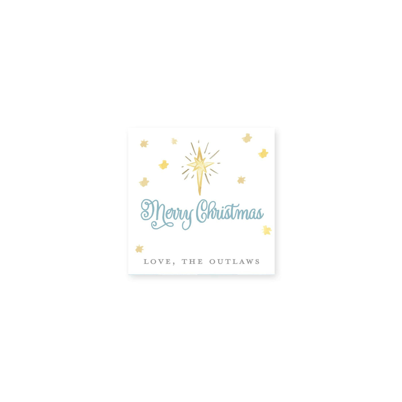 Star of Wonder Christmas Stickers