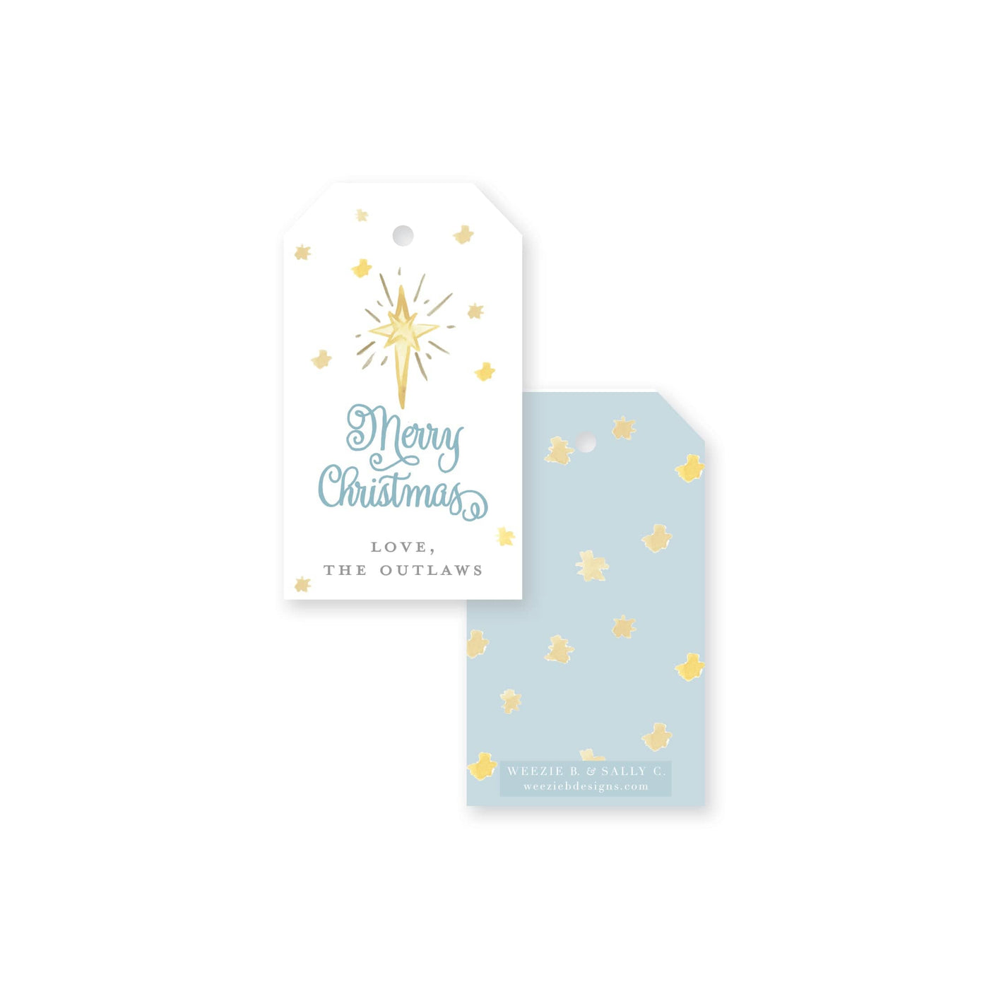 Star of Wonder Christmas Gift Tag
