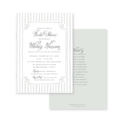 Sweet Stripes Bridal Shower